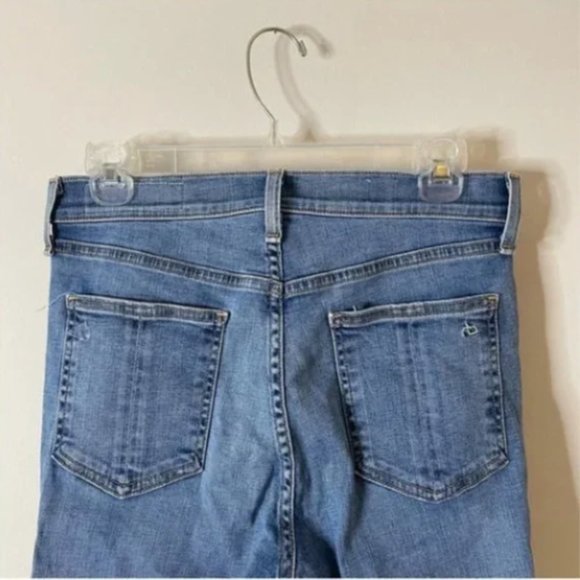 Rag & Bone High‑Waist Ankle Skinny Jeans Size 29 – Levee Wash - Picture 8 of 11